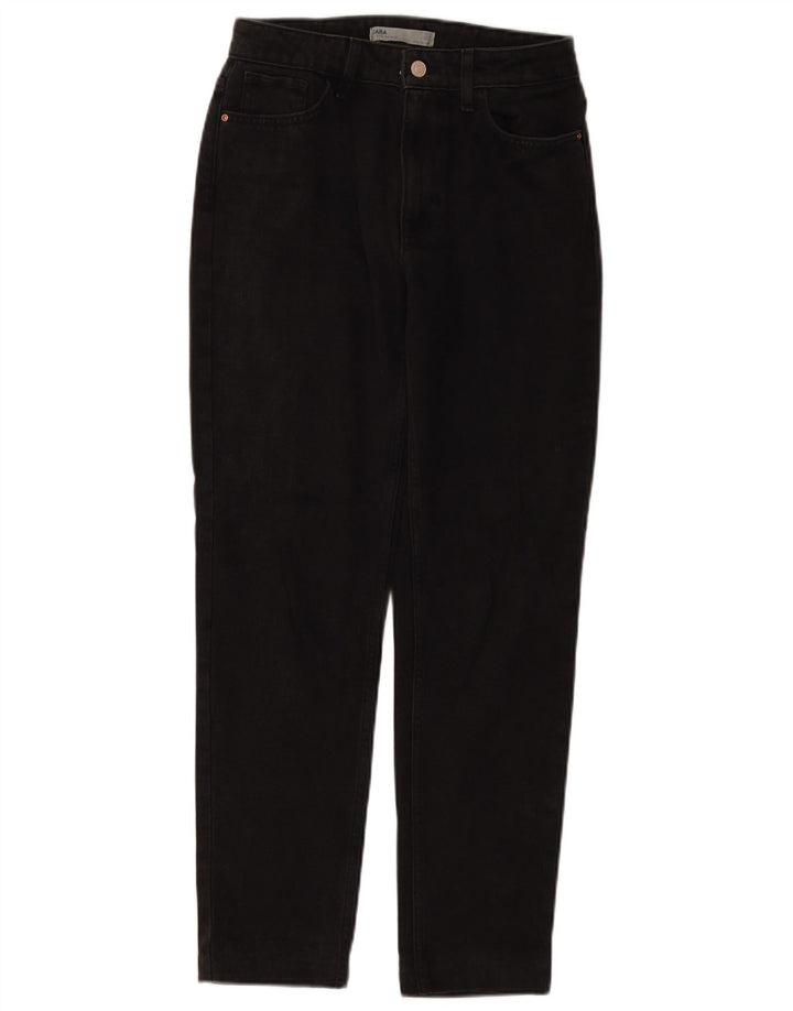 Blugi conici pentru femei ZARA EU 34 2XS W24 L28 Negri