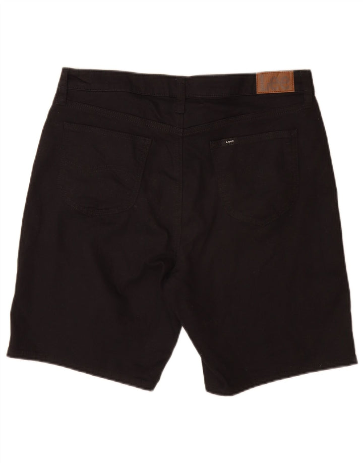 Pantaloni scurți din blugi pentru femei Lee US 12 Large W32 Bumbac negru