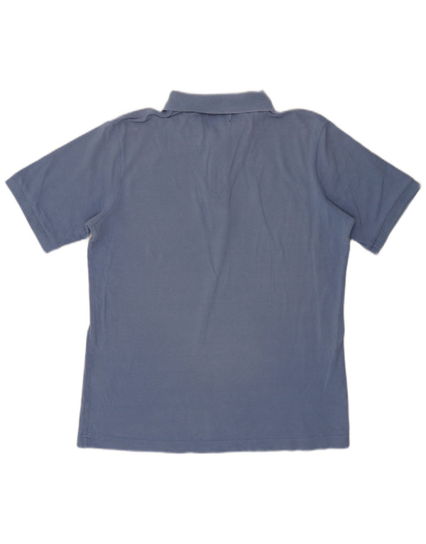 Kappa Mens Polo Shirt Medium Blue Cotton