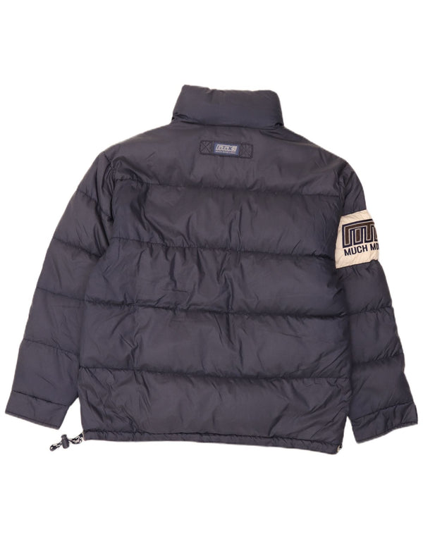 Mult mai mult Jachetă căptușită cu grafică pentru bărbați UK 38 Medium Bleumarin Colorblock