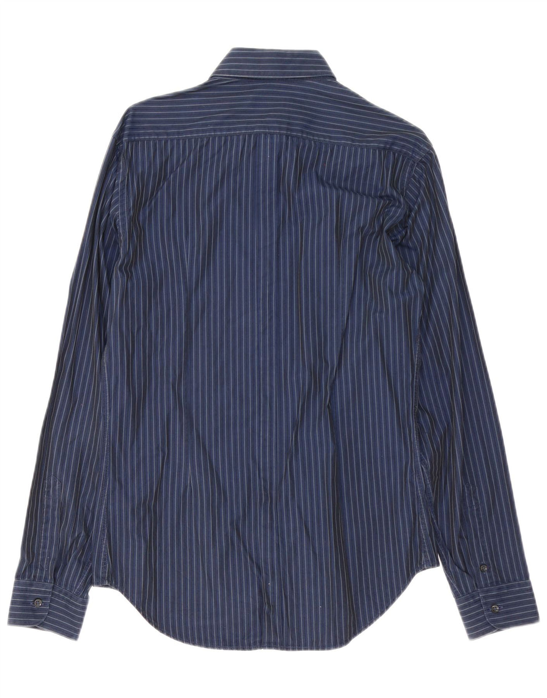 Cămașă Bărbați Zara Mediu Bleumarin, Bumbac Pinstripe