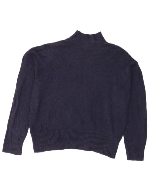 Pulover cu gât țestoasă pentru femei Marks & Spencer UK 14 Medium Bleumarin