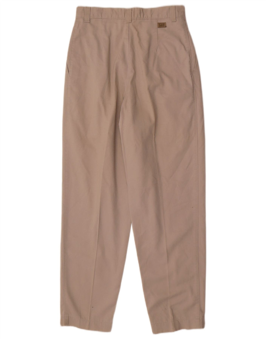Pantaloni chino conici pentru femei Lee US 8 Medium W28 L28 Bej Bumbac