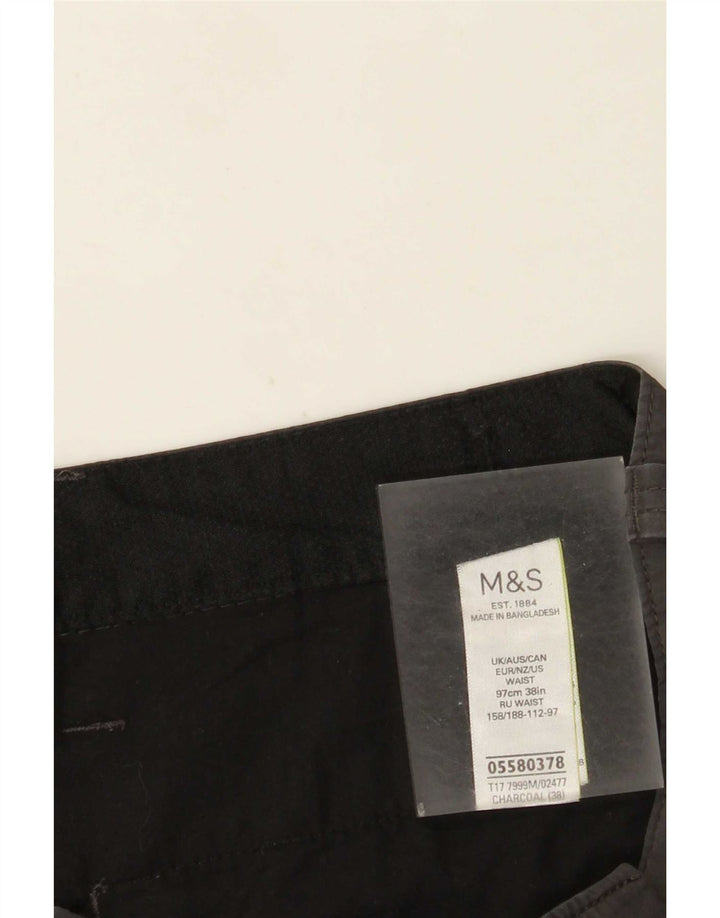 Pantaloni scurți cargo pentru bărbați Marks & Spencer XL W38 bumbac gri