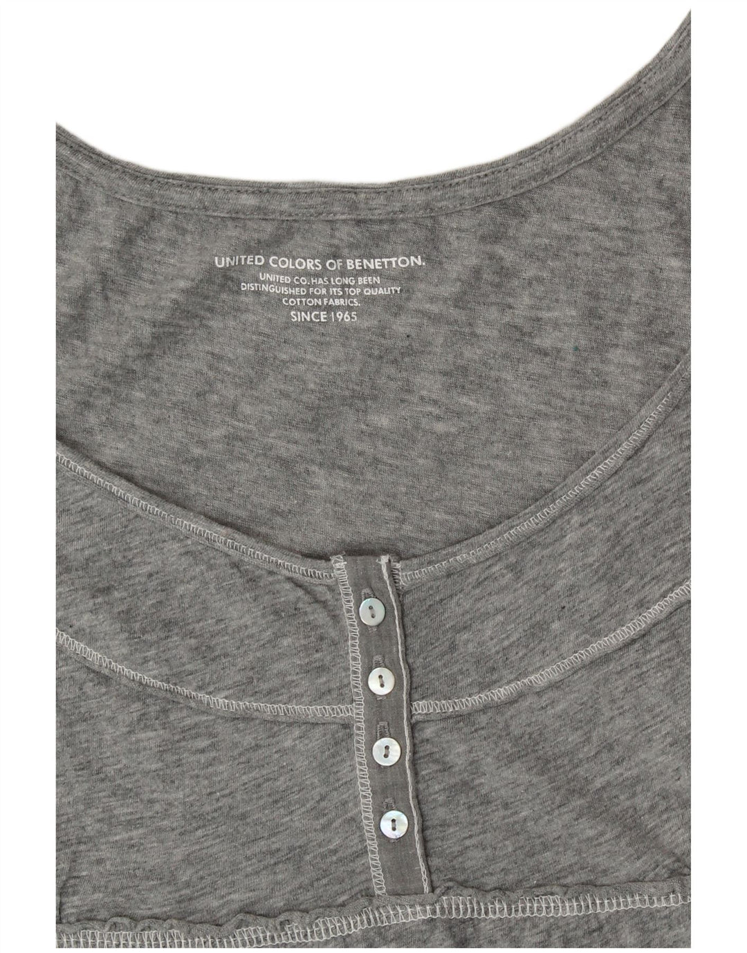 Bluză pentru femei BENETTON UK 10 Small Gri Floral