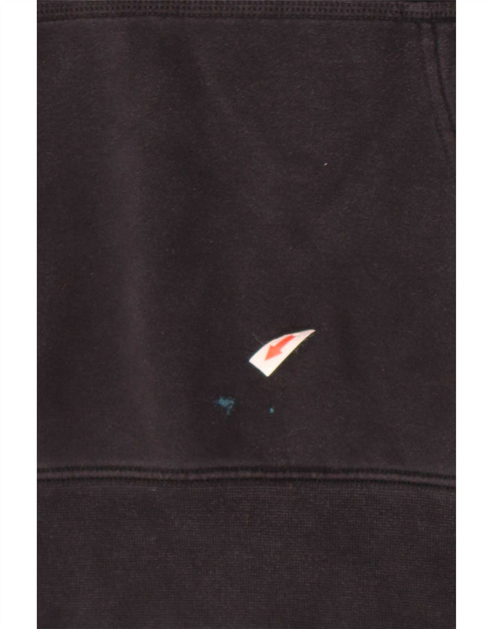 Pulover Nike pentru bărbați cu glugă grafică, mare, negru, poliester