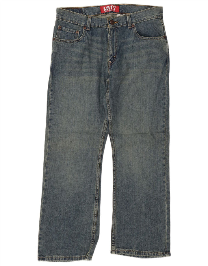 LEVI'S Jeans Husky Bootcut pentru baieti 11-12 ani W32 L27 albastru bumbac