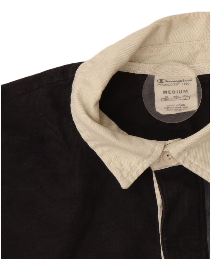 Tricou polo rugby pentru bărbați cu mânecă lungă, gri mediu, bloc de culoare