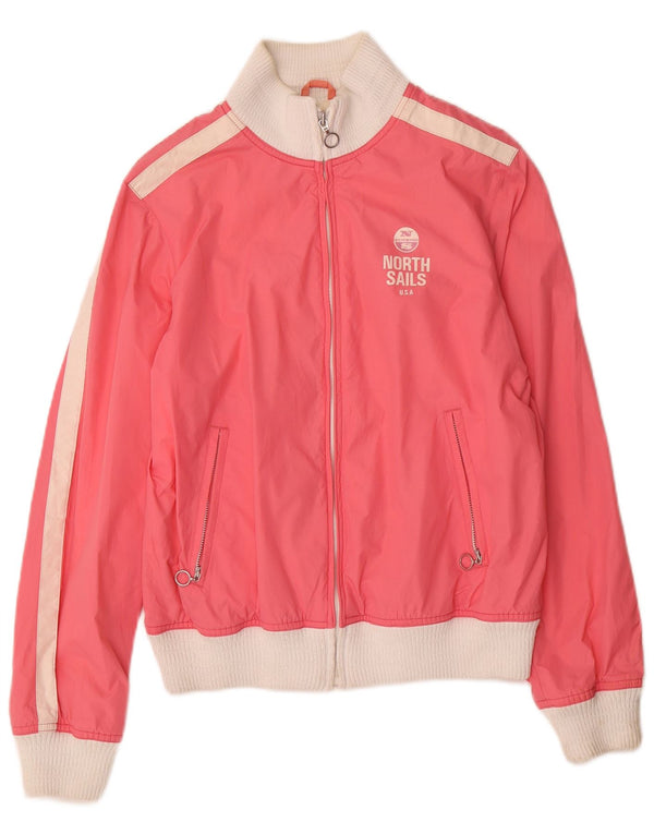 Jachetă de trening North Sails pentru femei UK 14 Medium Pink Colorblock