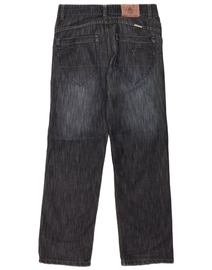 Blugi pentru bărbați Guess drepte W32 L32 bumbac bleumarin