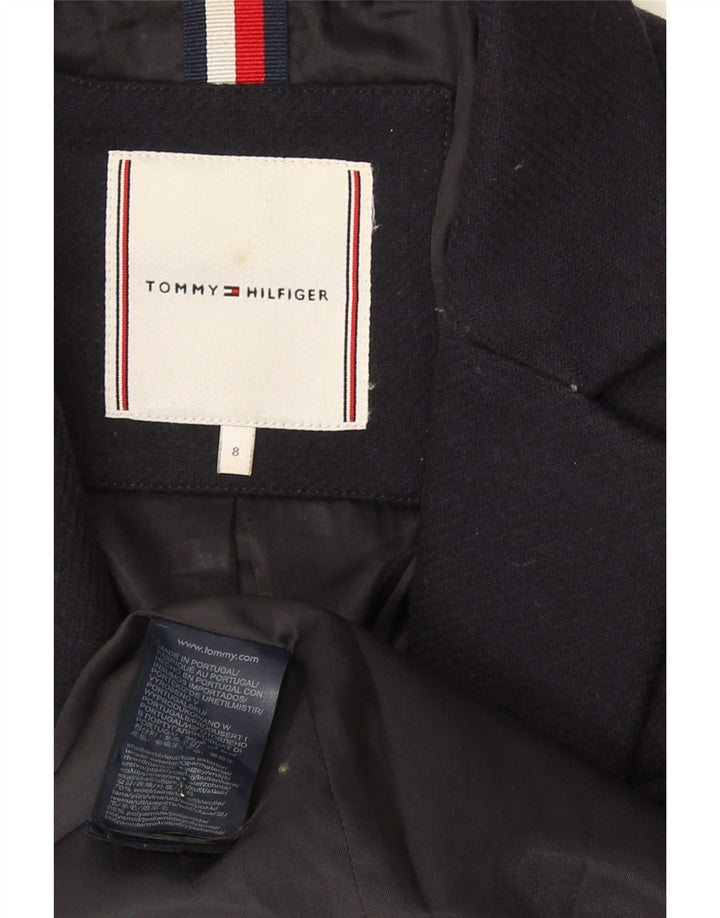 Pardesiu pentru femei Tommy Hilfiger US 8 Medium Bluemarin Lână