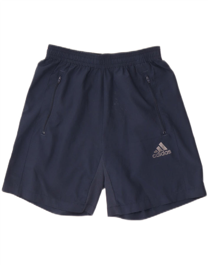Pantaloni scurți sport Aeroready Adidas pentru bărbați, poliester mici, albastru