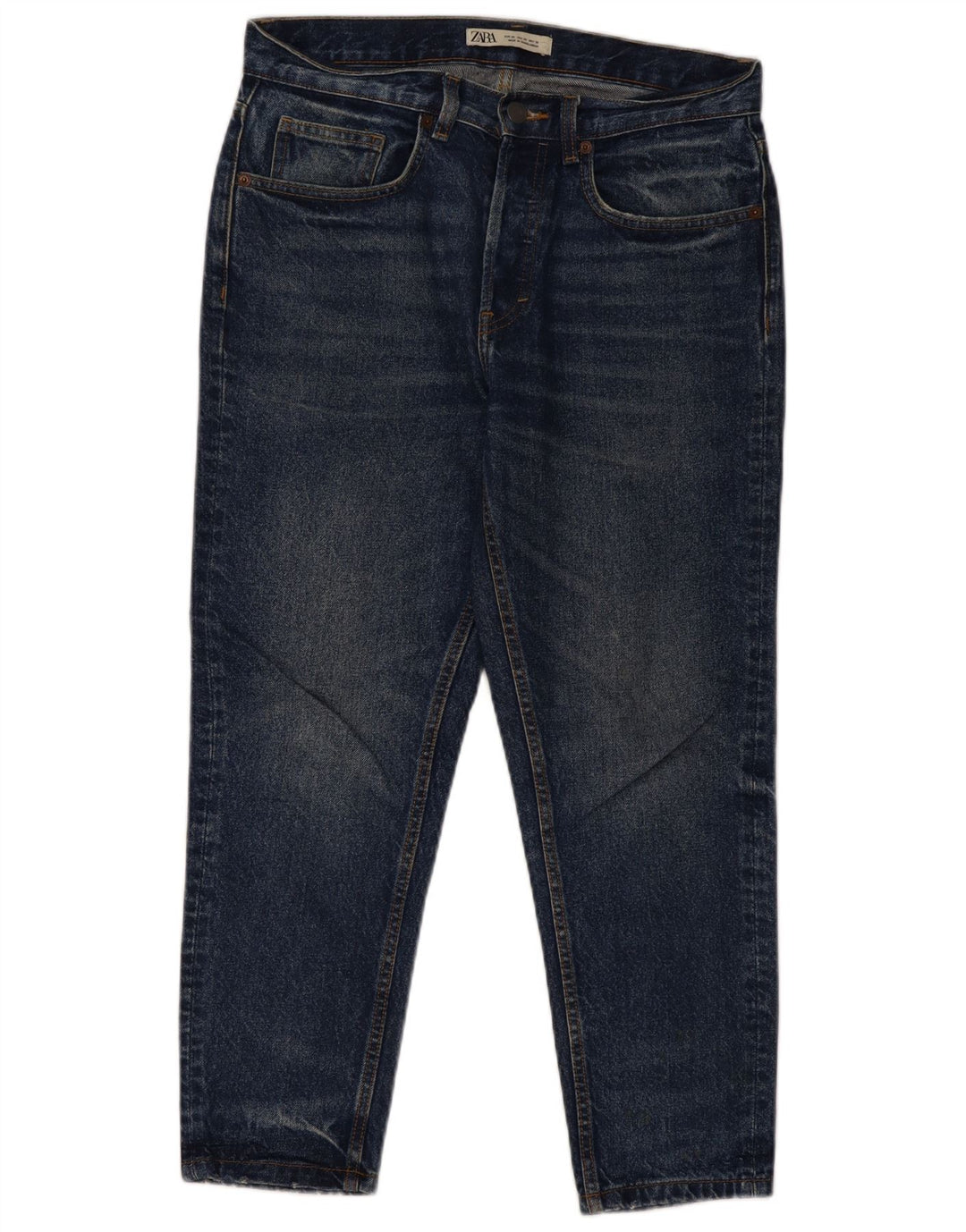 Blugi slim dama Zara EU 38 Mici L30 L26 Bumbac albastru