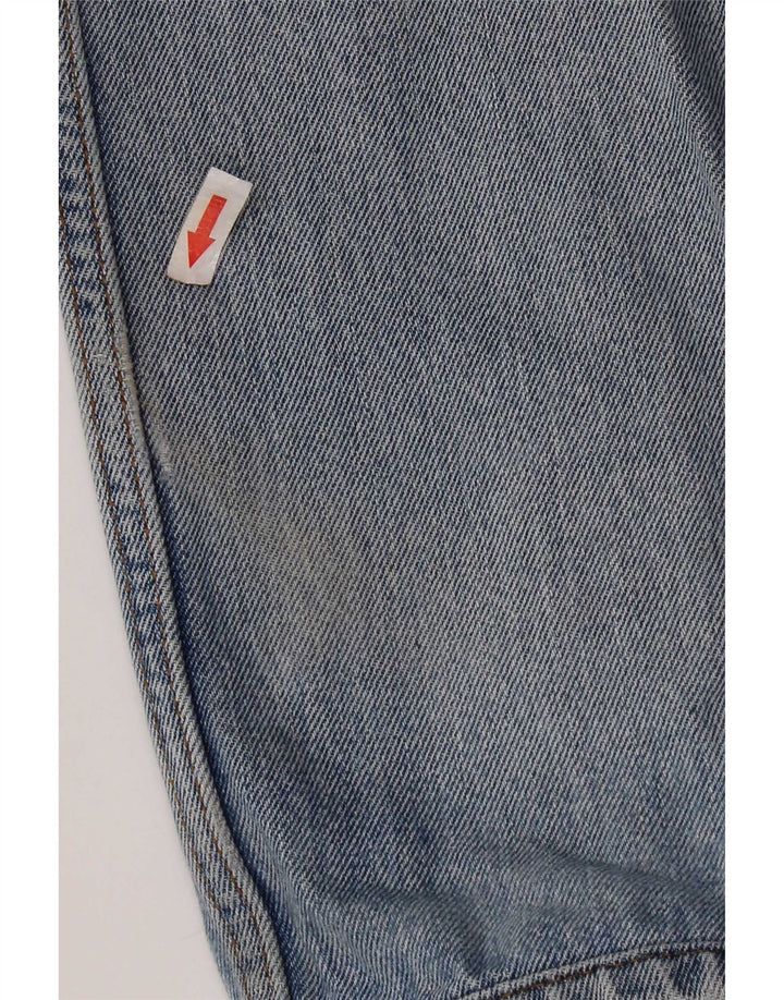 Blugi drepți distressed 505 Levi's pentru bărbați L34 L28 Bumbac albastru