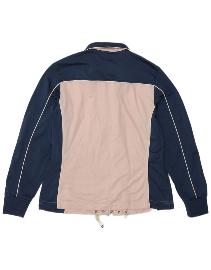 Jachetă de trening pentru femei Diadora UK 14, mare, albastru, poliester color bloc