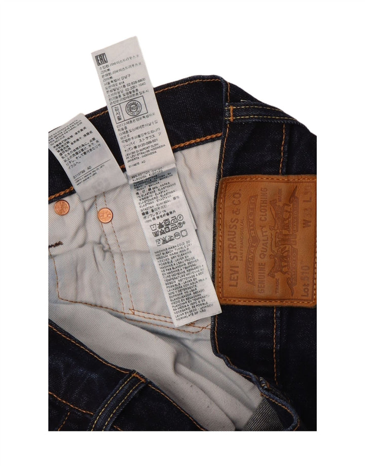 Blugi skinny 510 pentru bărbați LEVI'S W33 L28 bumbac bleumarin