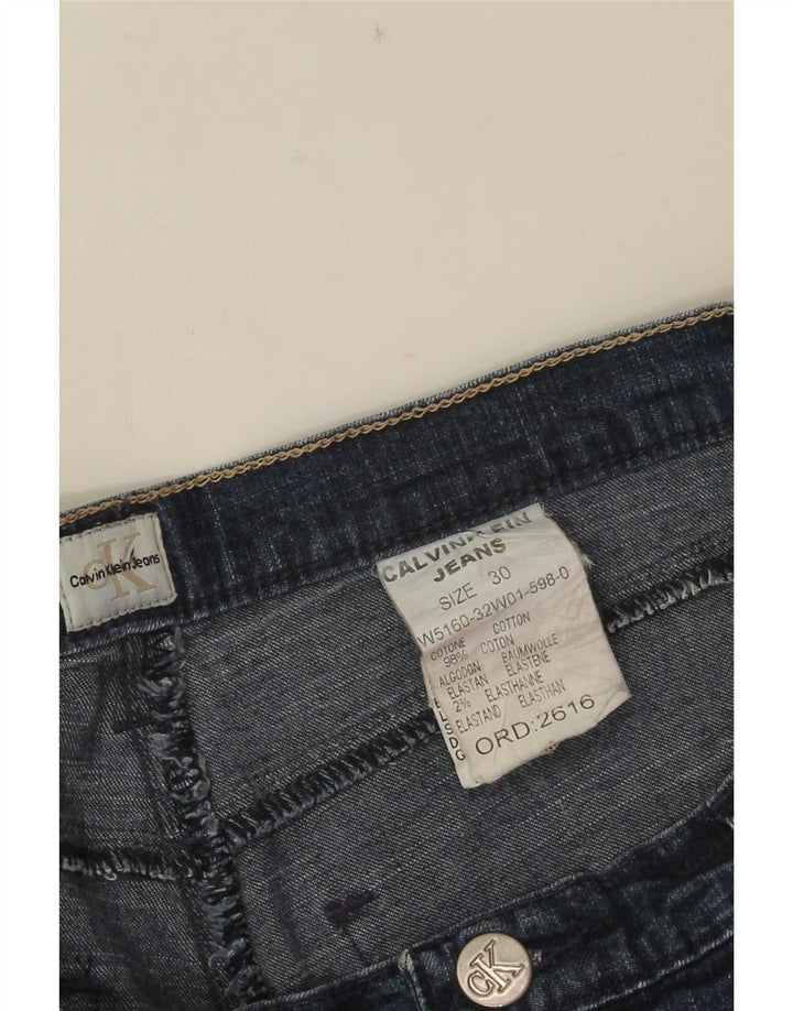 Jeans Capri Calvin Klein pentru femei W30 L21 Bumbac bleumarin