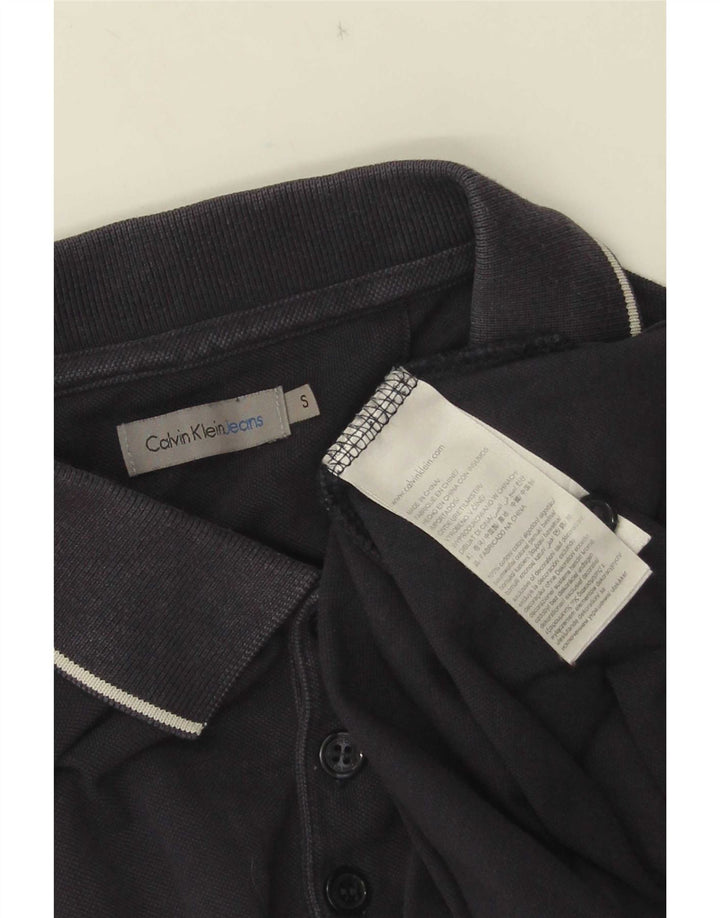 Cămașă polo Calvin Klein pentru bărbați, bumbac, albastru bleumarin
