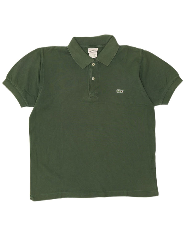 LACOSTE Mens Polo Shirt Size 5 Large Green