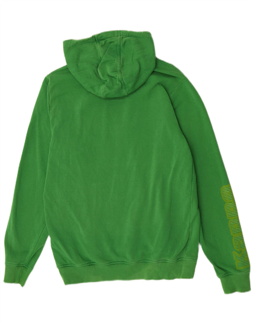 Hanoră grafică Kappa pentru bărbați, bumbac verde mediu
