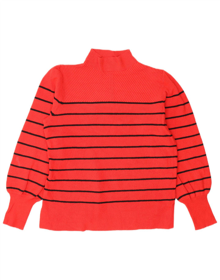 Pulover cu gât țestoasă pentru femei Marks & Spencer UK 14 Medium Red Dunge