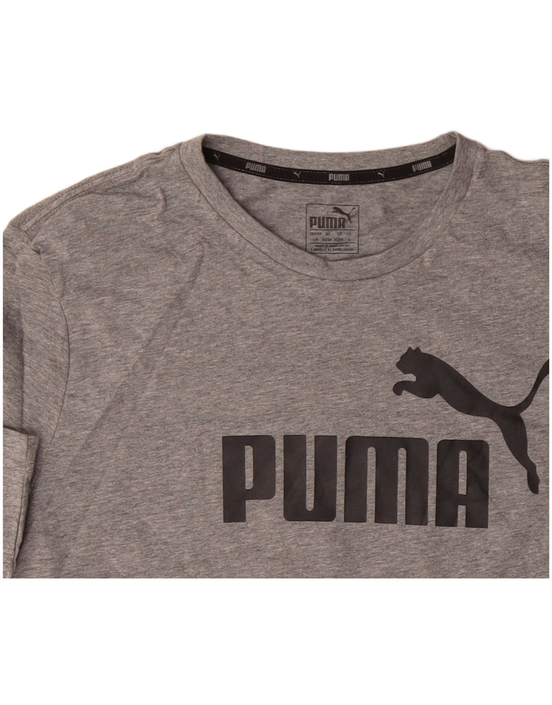 Tricou grafic PUMA pentru bărbați Top mare, gri cu pete