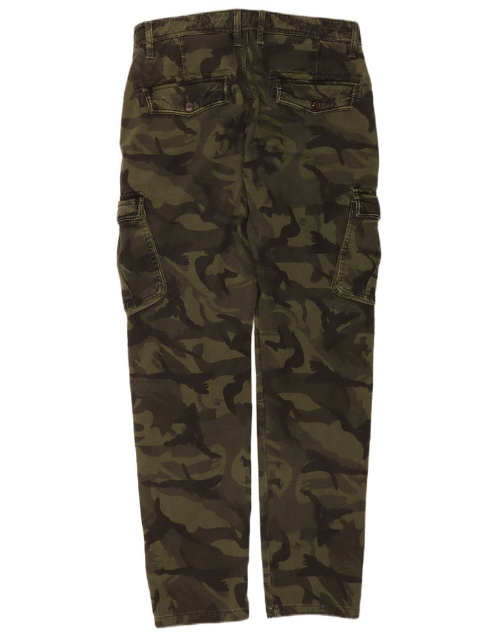 Pantaloni cargo subțiri pentru bărbați Forex L32 L32 Camuflaj kaki