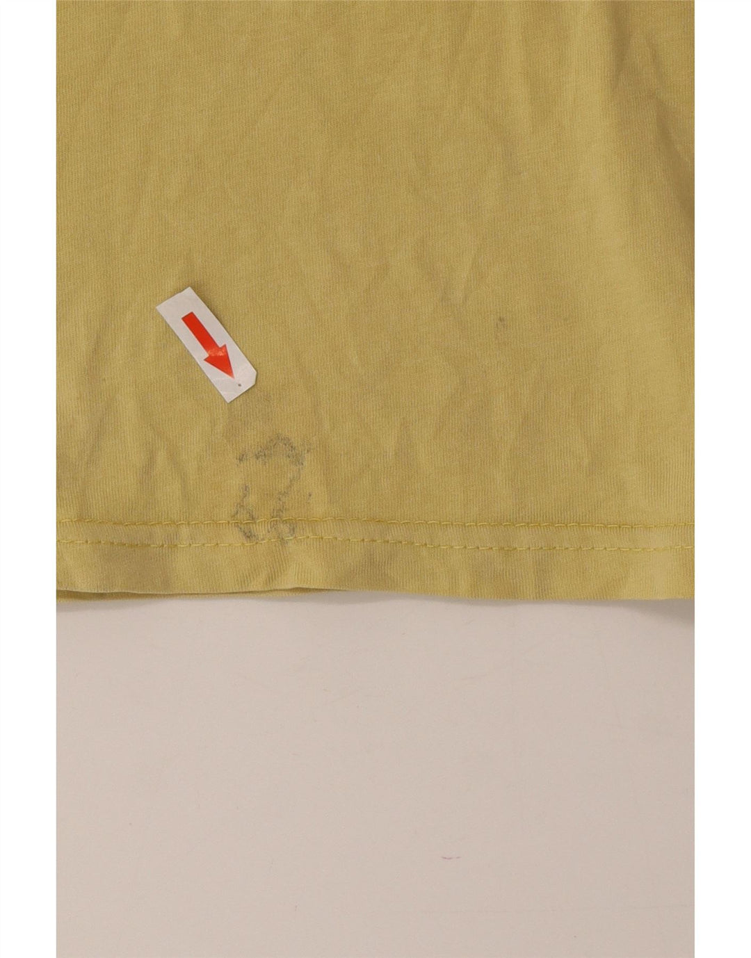 Tricou grafic pentru bărbați Volcom Top din bumbac galben mediu