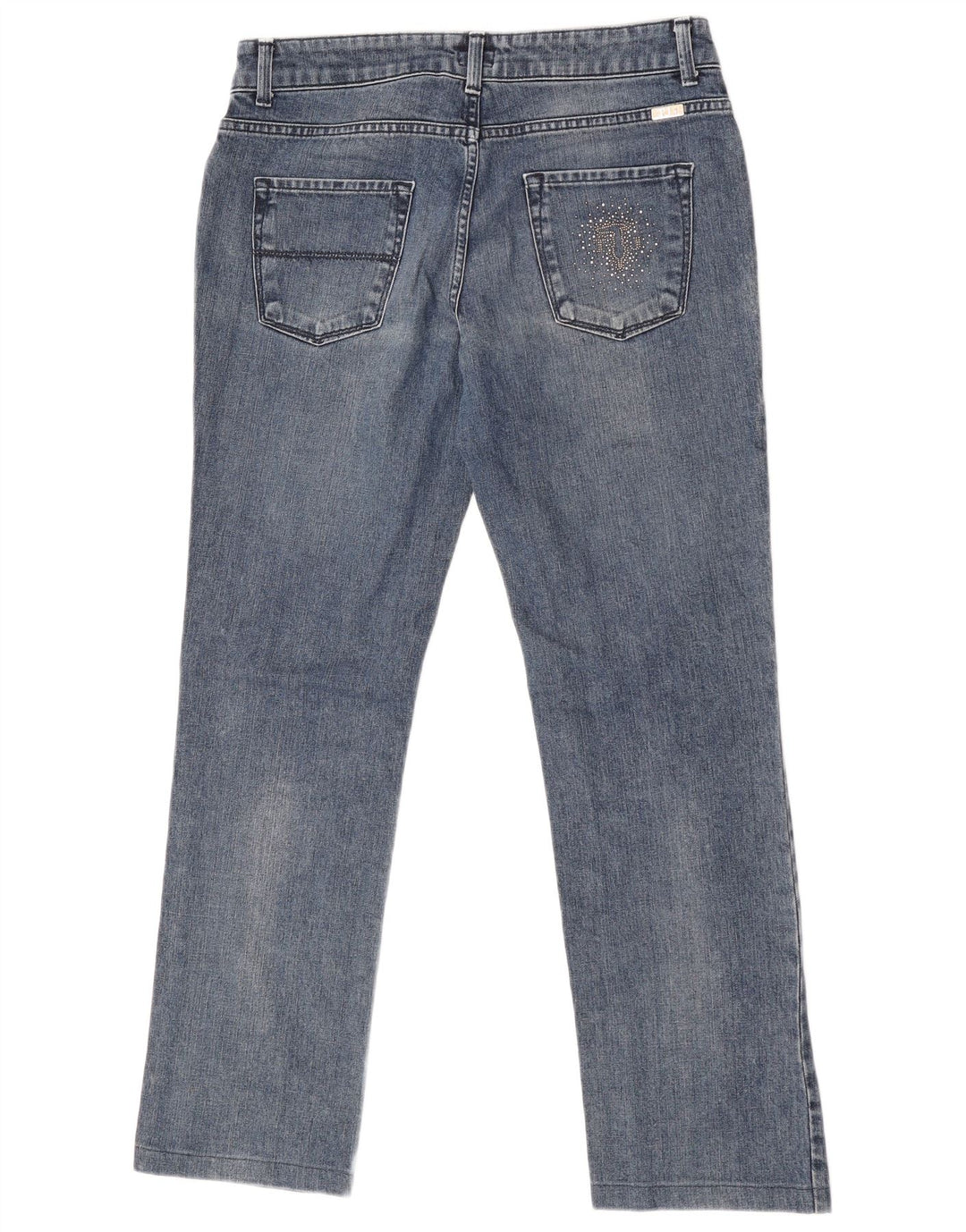 Blugi drepti pentru femei Trussardi W29 L29 Bumbac albastru