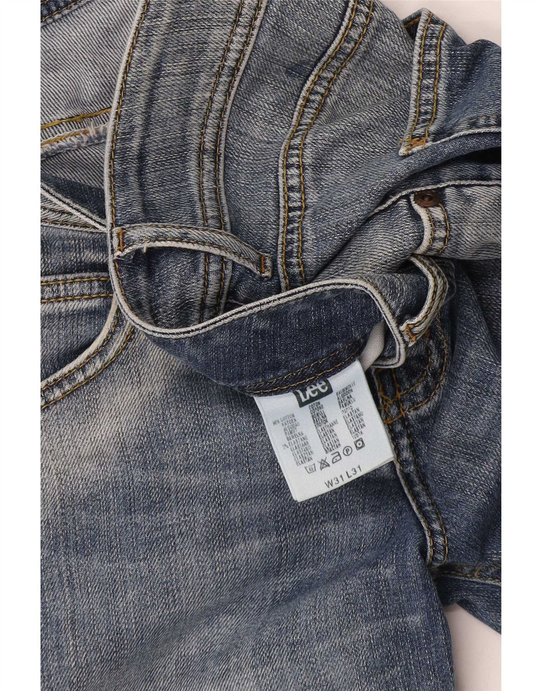 Blugi Bootcut pentru femei Lee W31 L31 Bumbac albastru