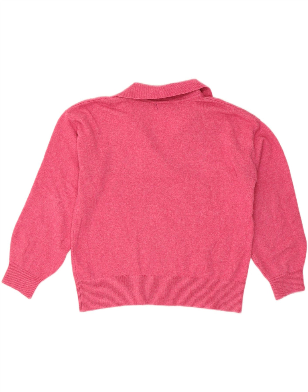 Marks & Spencer Pulover supradimensionat cu gât polo pentru femei UK 10 Mic roz
