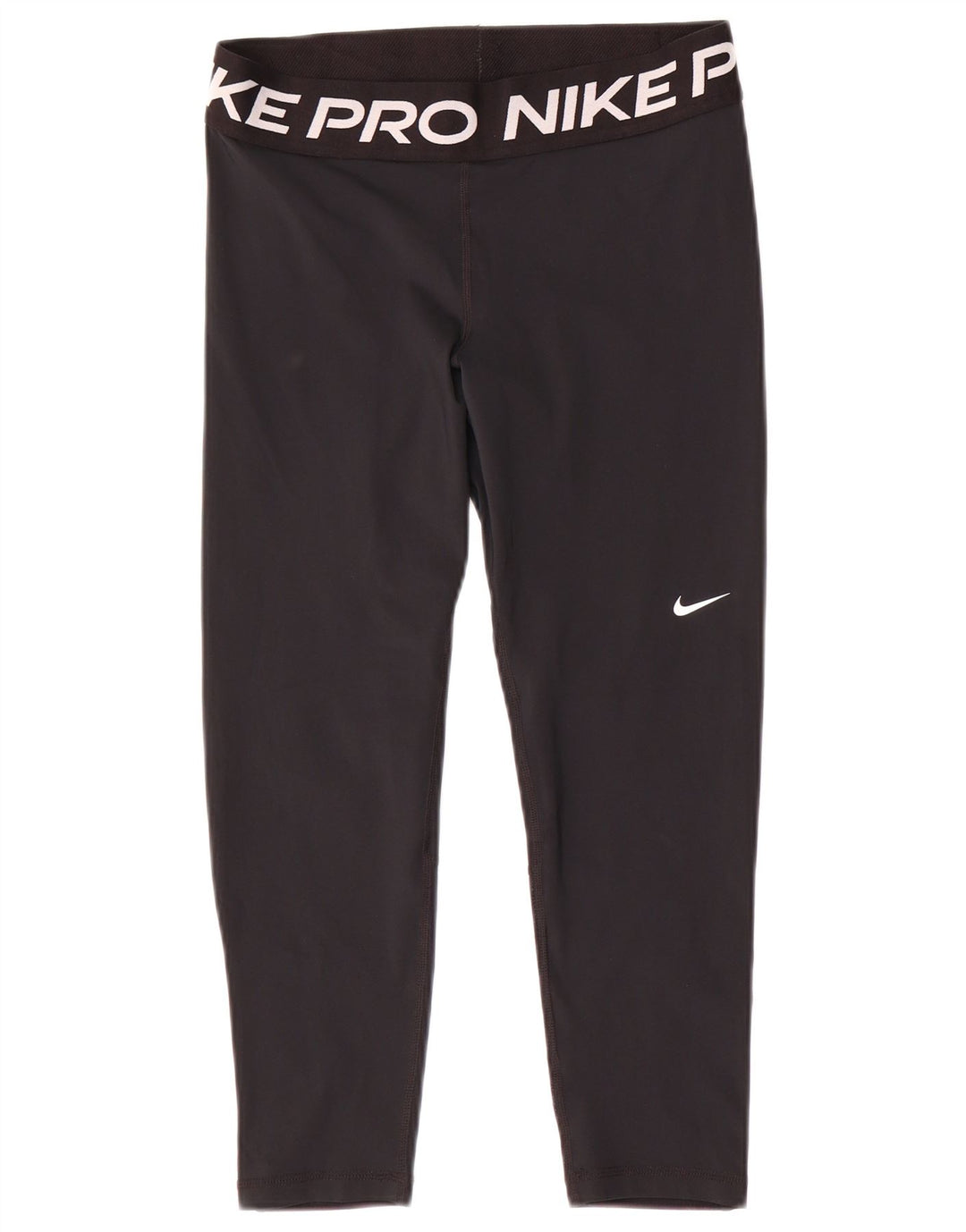 Leggings Nike Dri Fit Graphic Capri pentru femei UK 14 Poliester mediu negru