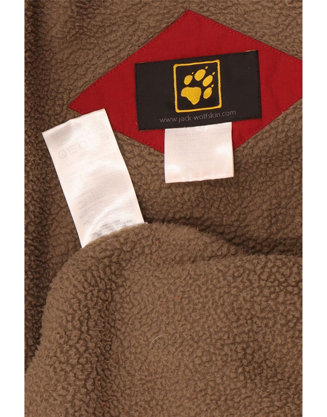 Jack Wolfskin jachetă de vânt pentru femei UK 18/20 XL poliester roșu