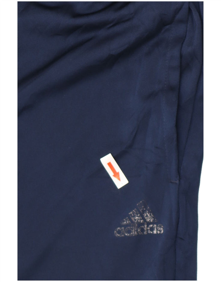 Pantaloni de trening Adidas pentru bărbați, poliester mediu albastru bleumarin