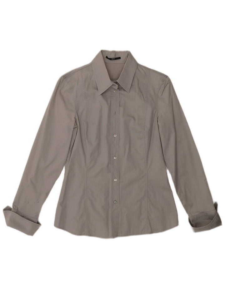 Camasă formală pentru femei Hugo Boss UK 12 Medium Grey