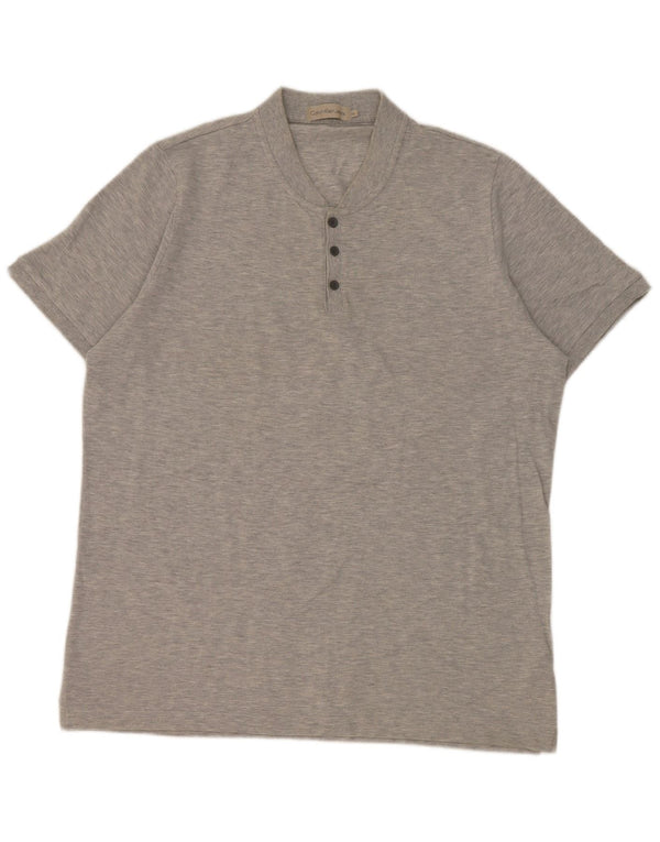 Calvin Klein Jeans Mens T-Shirt Top XL Grey Cotton
