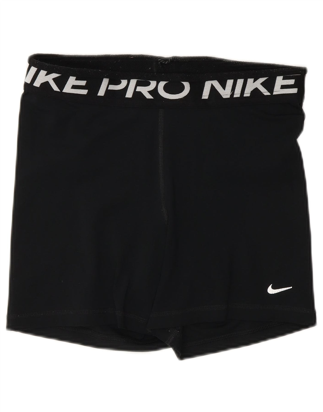 Pantaloni scurți sport NIKE Dri Fit Graphic pentru femei, mediu negru