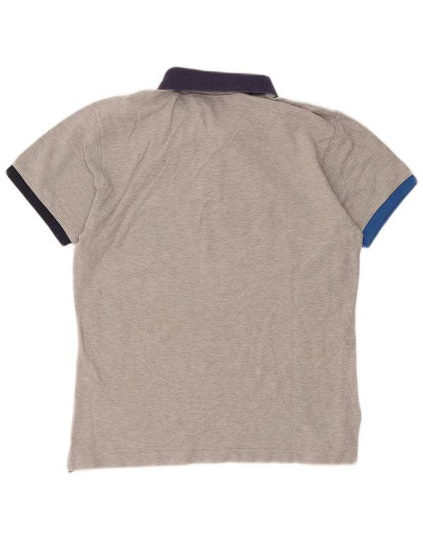 Tricou polo pentru bărbați North Sails, mare, gri din bumbac color bloc