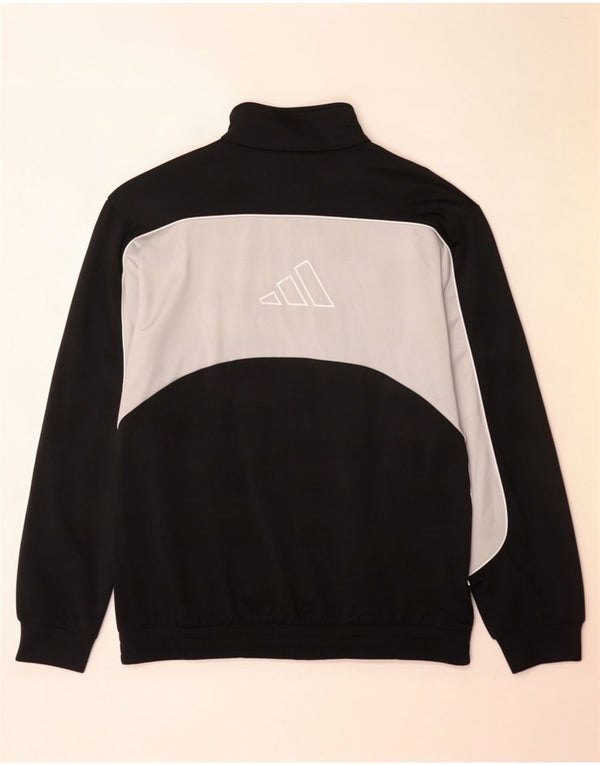 Jachetă de top pentru trening grafic Adidas pentru bărbați Marea Britanie 44/46, mare, negru, colorblock