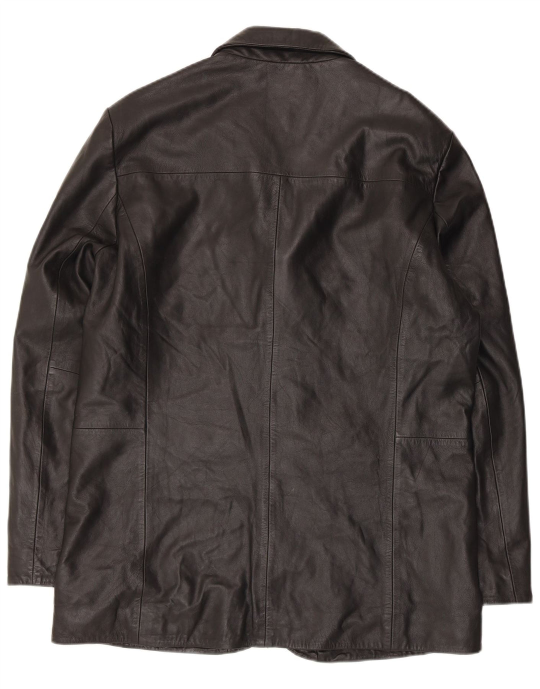 Jachetă de piele pentru bărbați LLD UK 38 Medium Black Leather