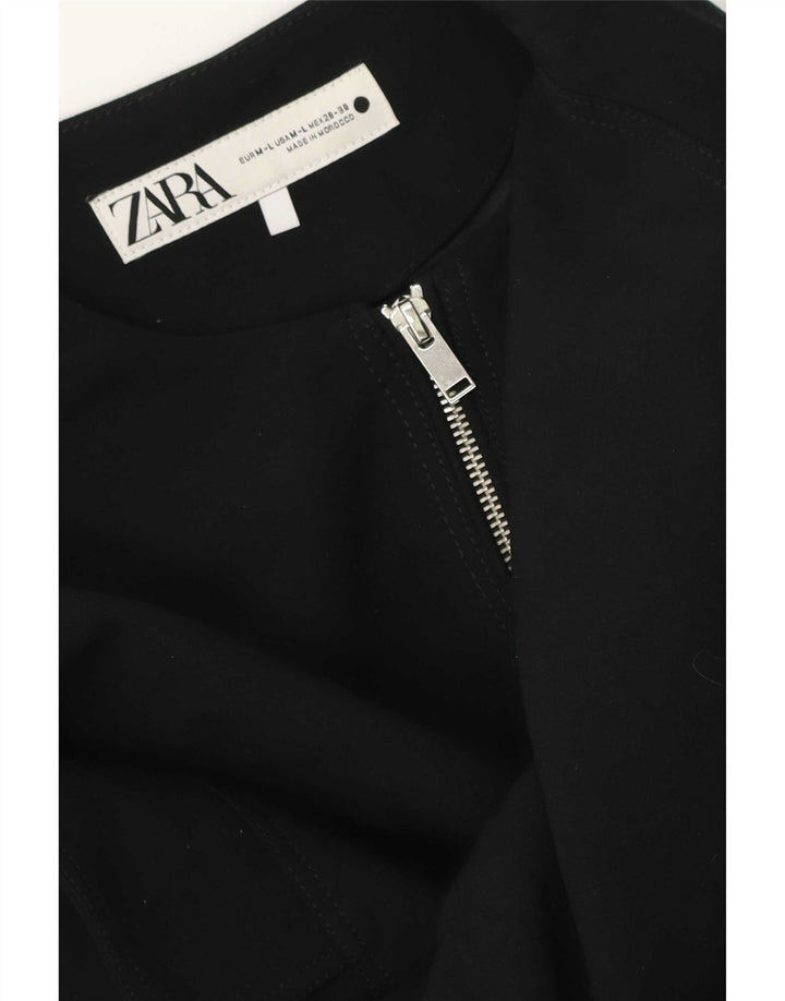 Gilet supradimensionat pentru femei Zara UK 14 Medium Black
