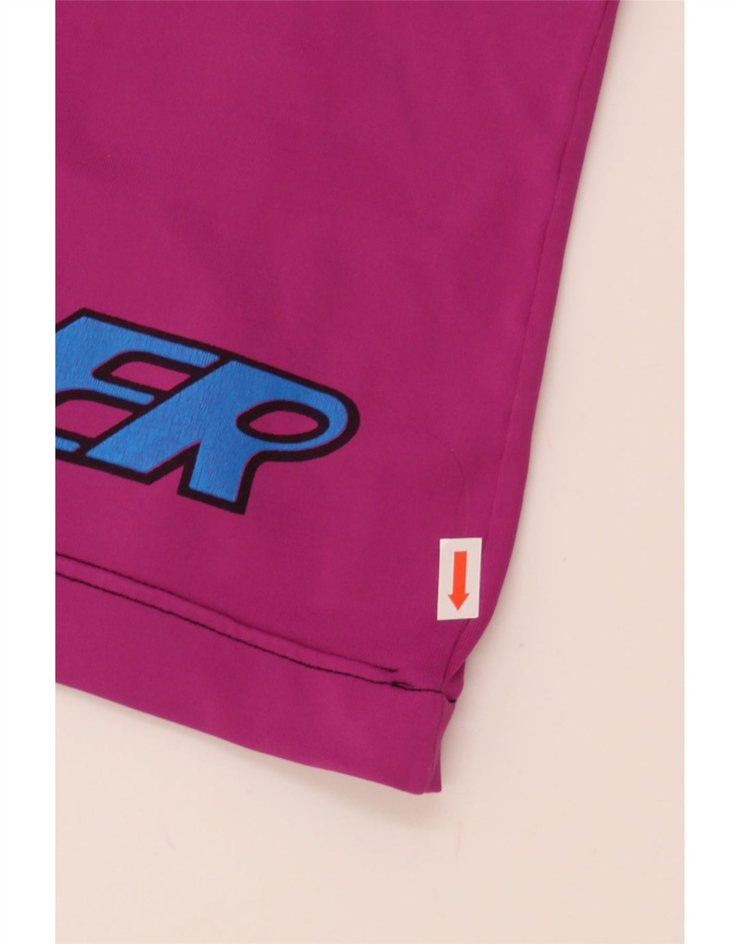KAPPA Womens Graphic Vest Top UK 14 Large Pink Colourblock Polyester Vintage Kappa and Second-Hand Kappa from Messina Hembry 