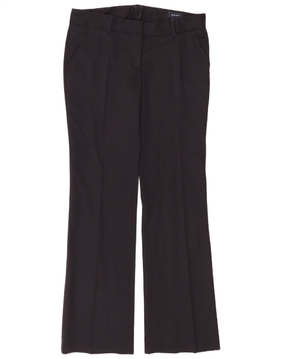 Pantaloni de costum pentru femei Gant Bootcut UK 12 Medium L34 L33 Lână neagră