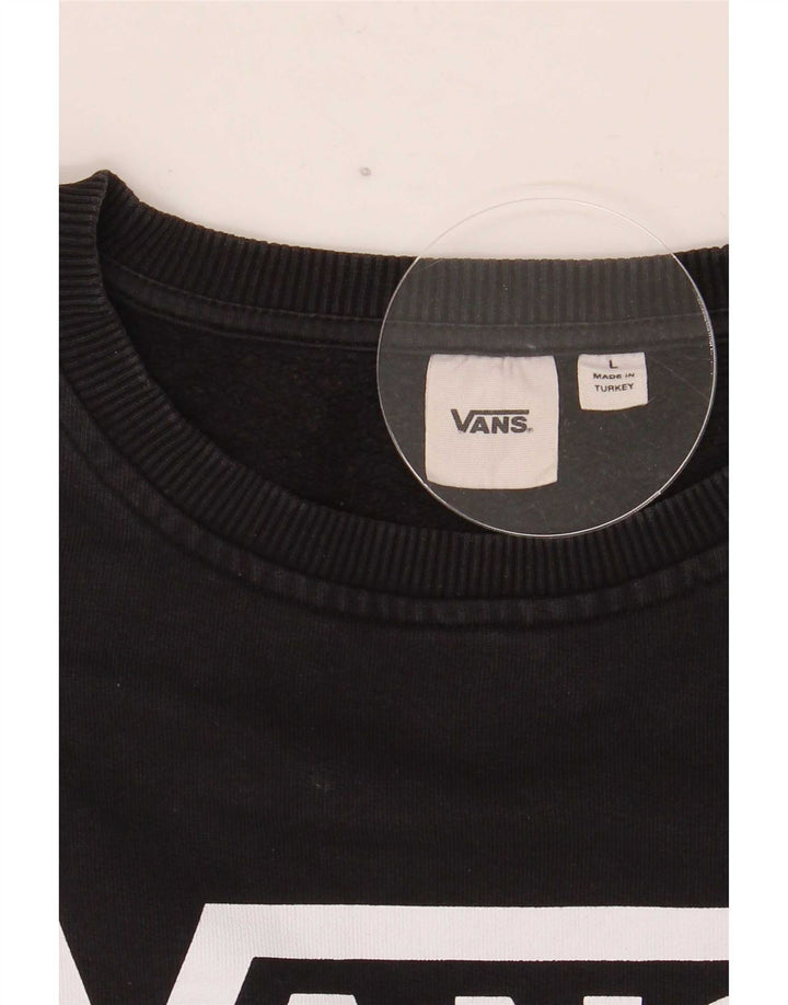Hanorac grafic pentru bărbați Vans Jumper mare negru
