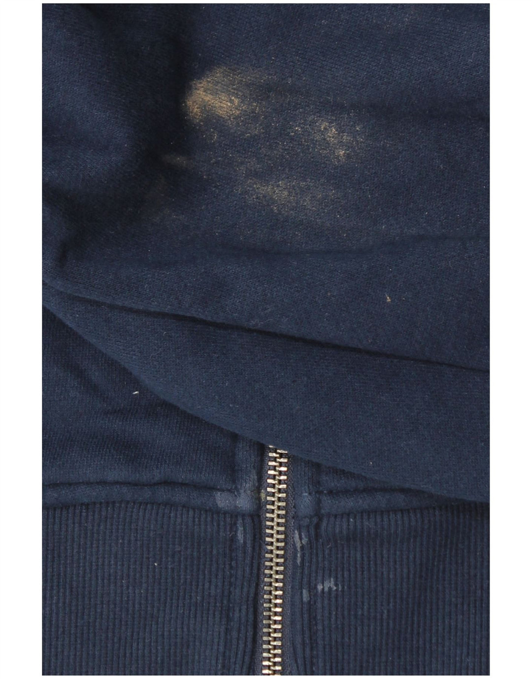 TOMMY HILFIGER Pulover cu capota cu fermoar pentru bărbați din bumbac, albastru bleumarin