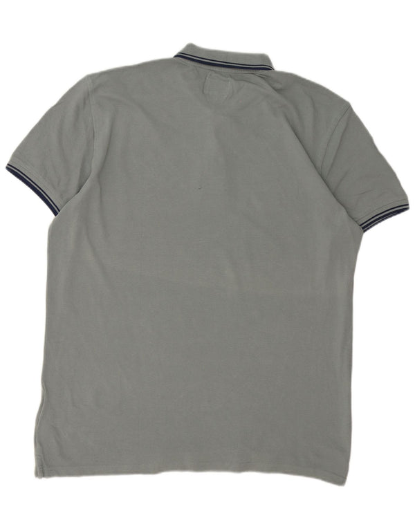 Tricou polo Henry Cottons pentru bărbați, XL, cu dungi gri