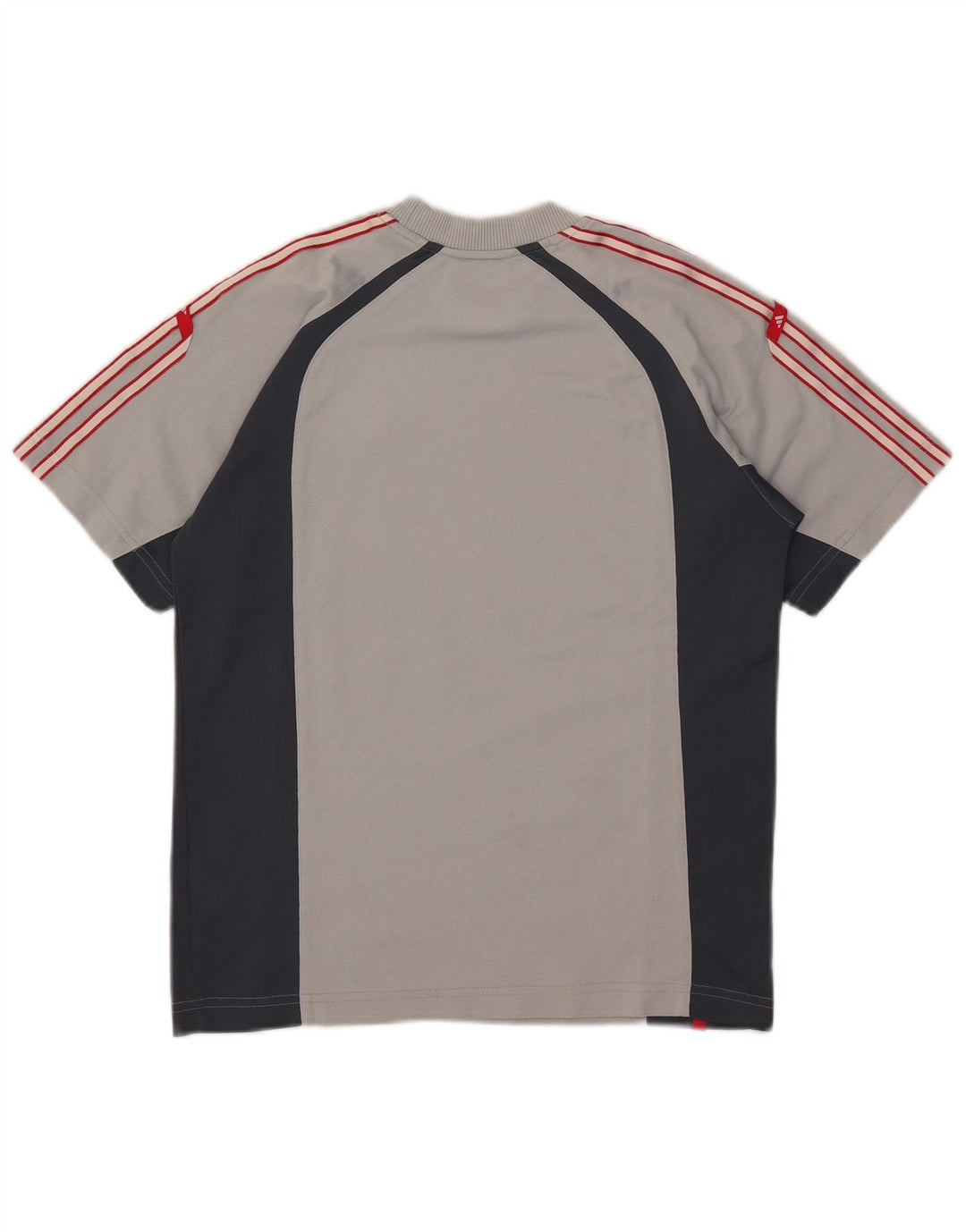 Tricou pentru băieți Adidas Top 11-12 ani Gri poliester color bloc