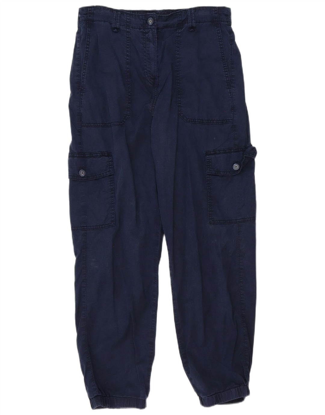 Pantaloni cargo pentru femei Marks & Spencer UK 12 Medium W32 L27 Bleumarin