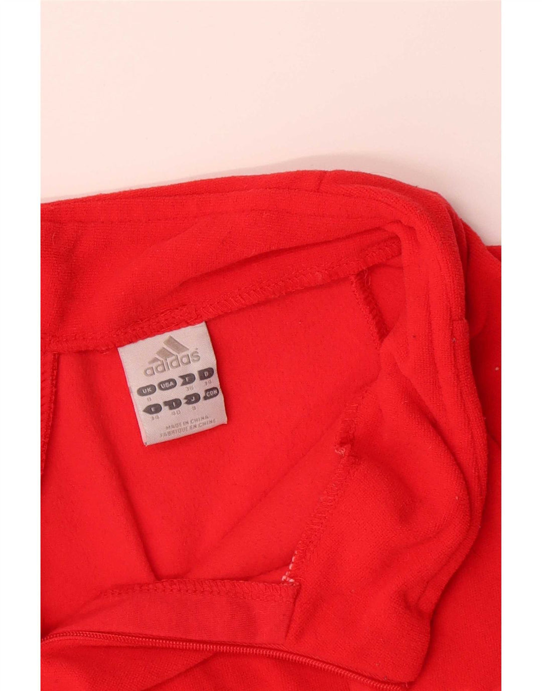 Jachetă de trening cu pulover grafic Adidas pentru femei UK 8 Small Red