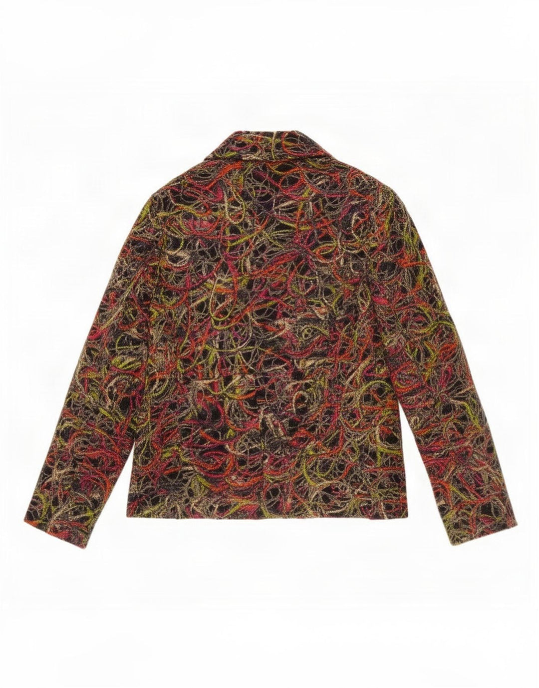 Gai Mattiolo Jachetă Blazer pentru femei cu model abstract, UK 14 Medium Multicolor